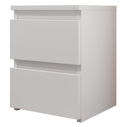 Прикроватная тумба MALWA 40x30 см блестящий белый