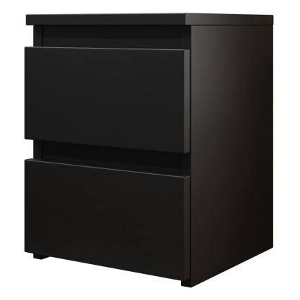 Прикроватная тумба MALWA 40x40 см матовый черный