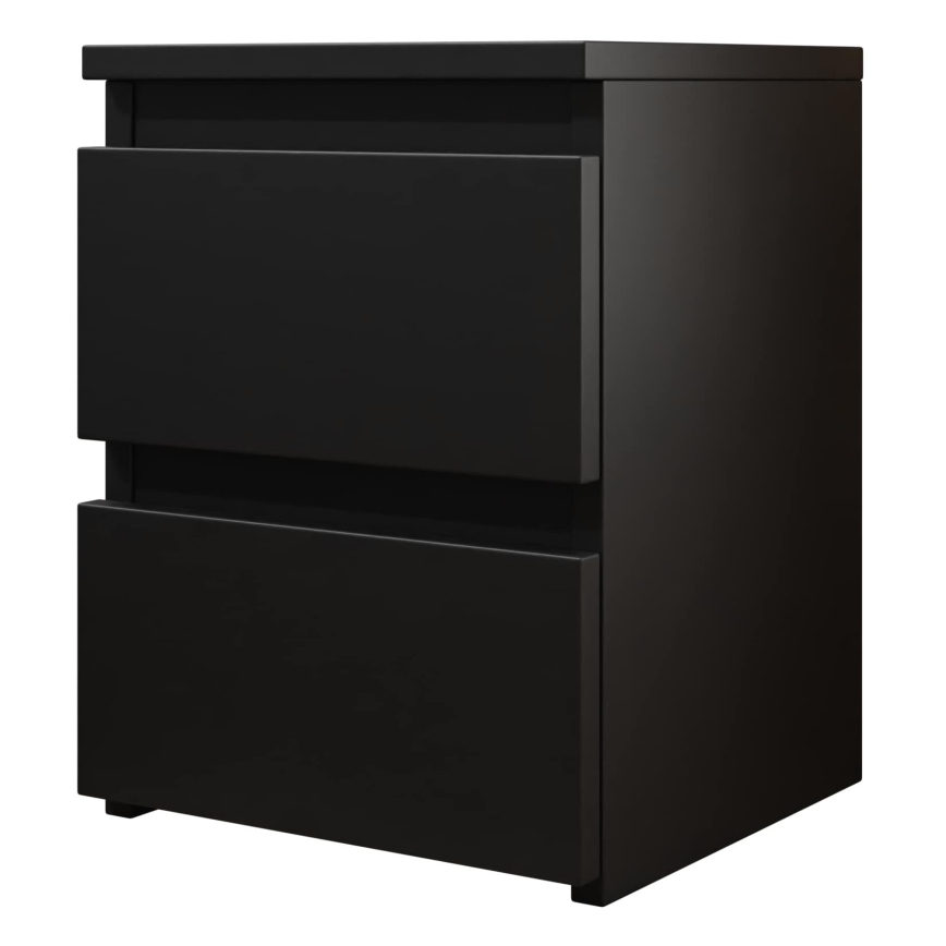 Прикроватная тумба MALWA 40x40 см матовый черный