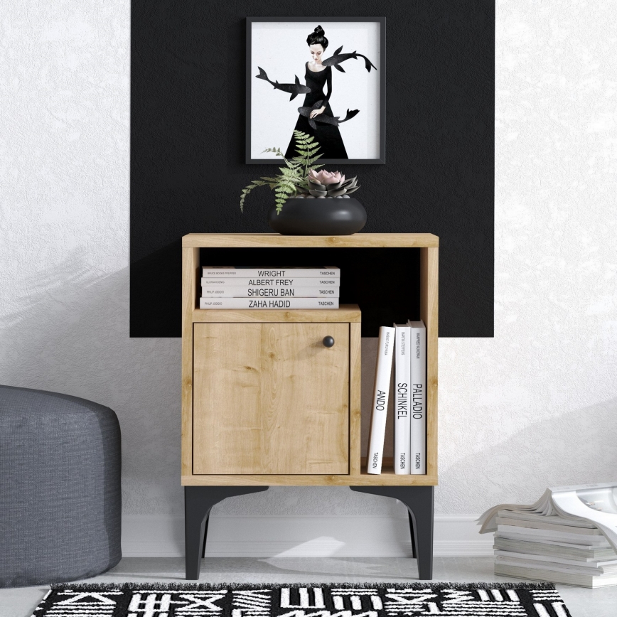 Прикроватная тумба NUNO 55x40 см сапфировый дуб