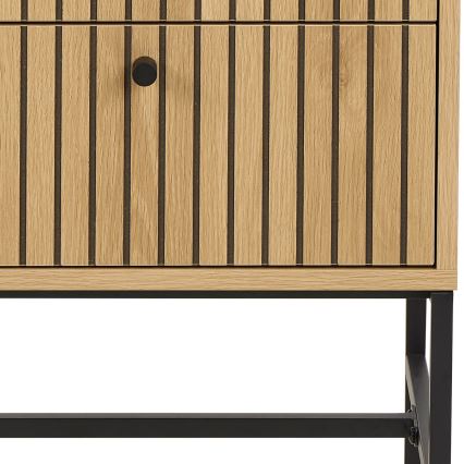 Прикроватная тумба OLIVIA с выдвижными ящиками, дуб