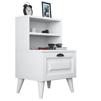 Прикроватная тумбочка RANI 45x74,4 см белая
