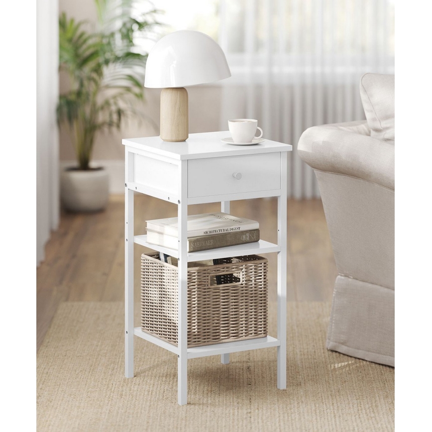 Прикроватная тумбочка ARIN белая