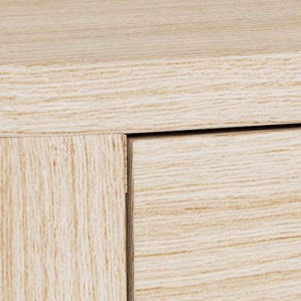 Прикроватная тумбочка MADERA 46x30 см, белый дуб