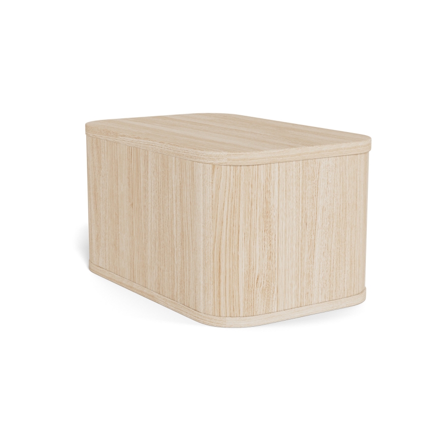 Прикроватная тумбочка MADERA 46x30 см, белый дуб