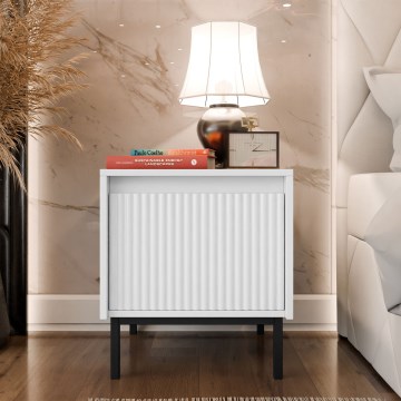 Прикроватная тумбочка OZMI 50x45 см белая