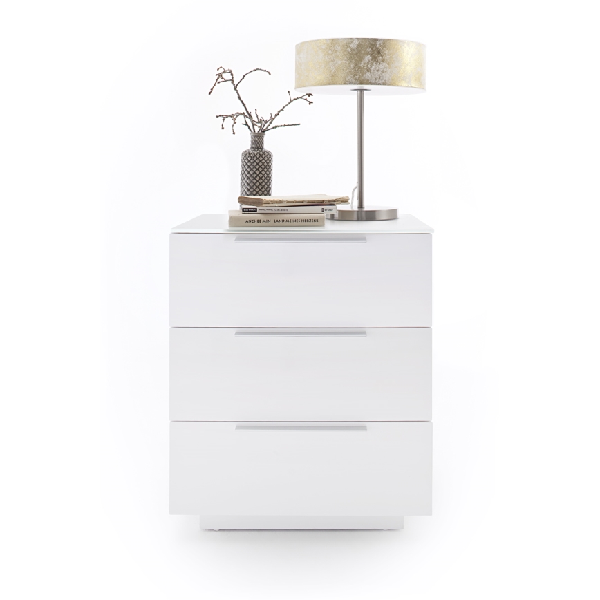 Прикроватная тумбочка ROCKY XXL, белая