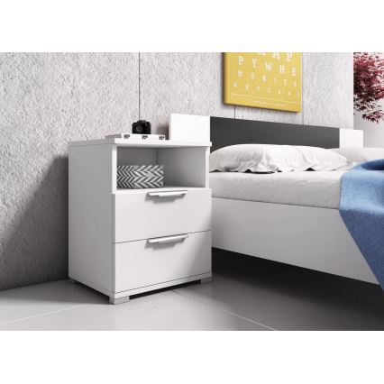 Прикроватная тумбочка NED белая