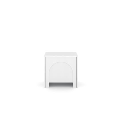 Прикроватная тумбочка NIO, белая