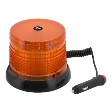 Проблисковий LED маячок на магніті LED/20W/12-24V помаранчевий
