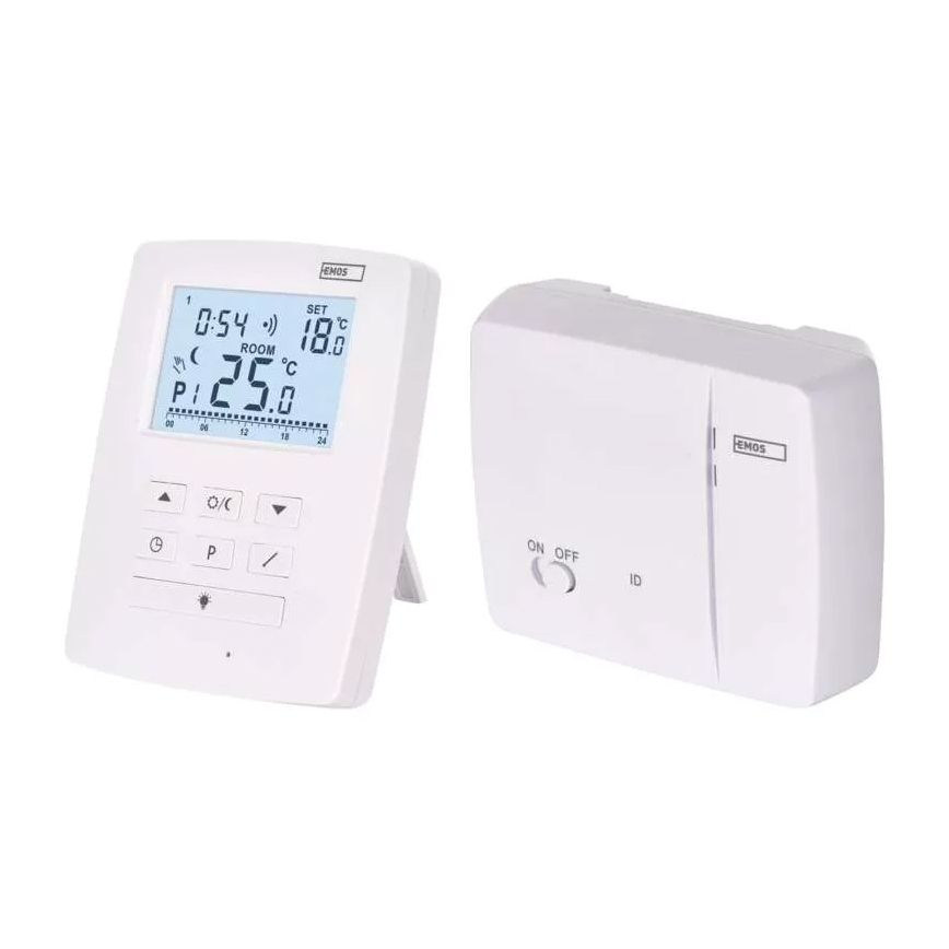 Програмований термостат 230V+2xAA