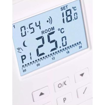 Програмований термостат 230V+2xAA