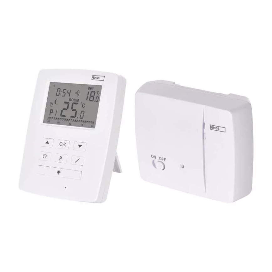 Програмований термостат 230V+2xAA