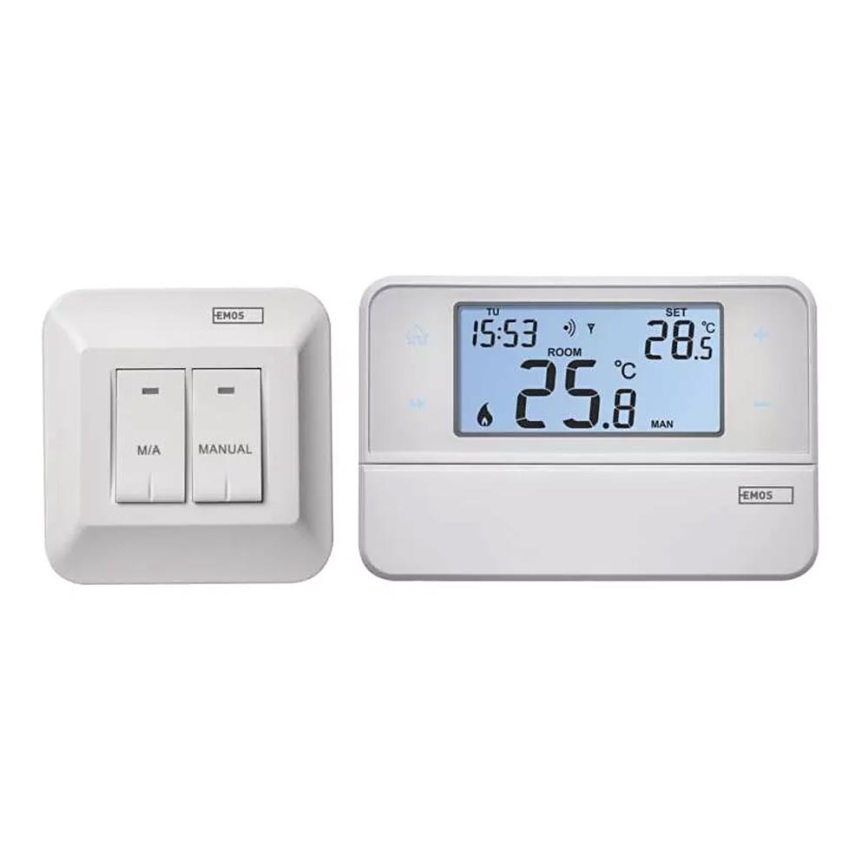 Програмований термостат 230V + 2xAA