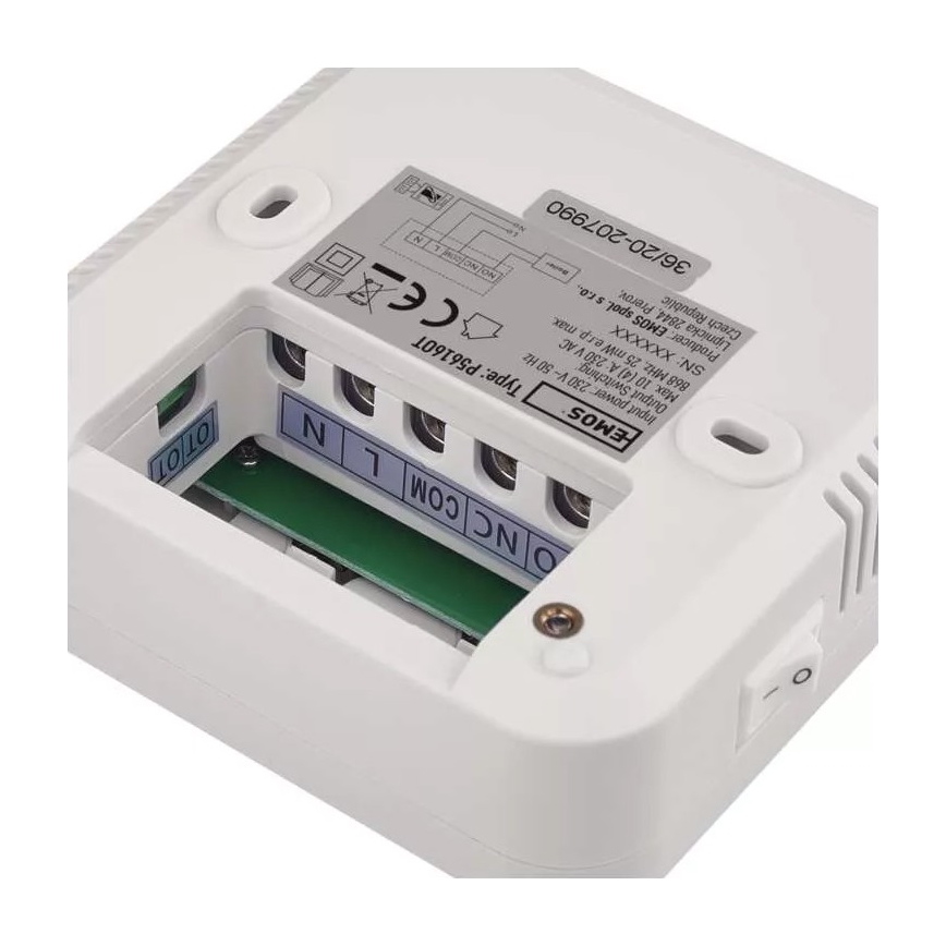 Програмований термостат 230V + 2xAA