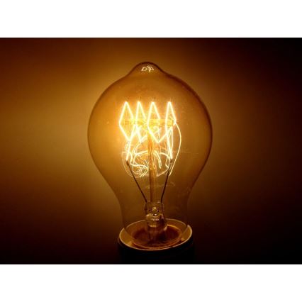 Промислова декоративна димована лампа SCROBB A19 E27/60W/230V 2200K