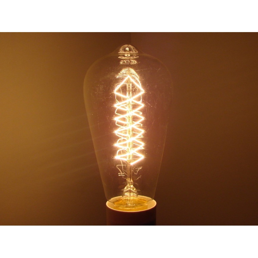 Промислова декоративна лампочка з регулюванням яскравості SELEBY ST64 E27/40W/230V 2200K