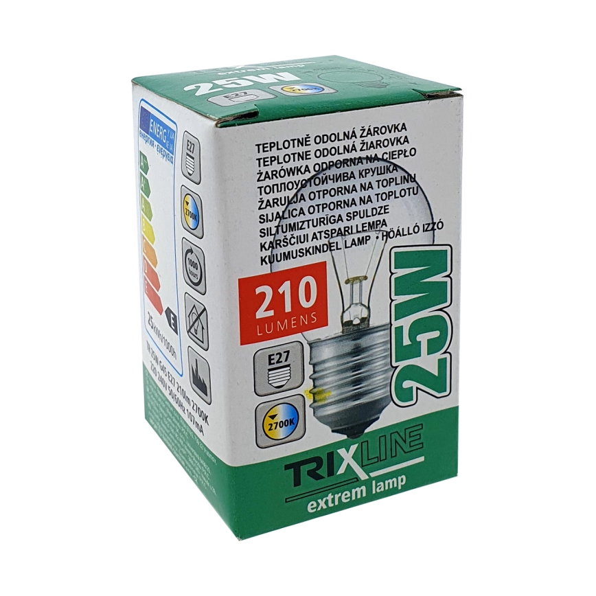 Промислова лампочка G45 E27/25W/230V 2700K