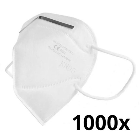 Protective equipment - Respirator FFP2 NR (KN95) CE - DEKRA test 1.000pcs