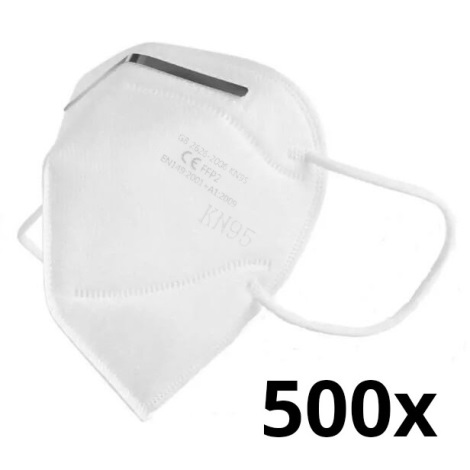Protective equipment - Respirator FFP2 NR (KN95) CE - DEKRA test 500pcs