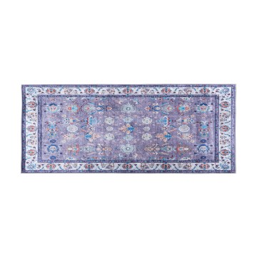 Противоскользящий ориентальный ковёр PRINT SHINE 70x140 см, синий