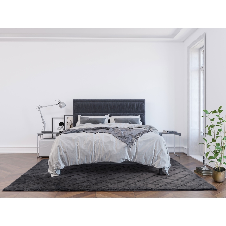 Противоскользящий ковёр MODENA NEW 120x160 см, антрацит