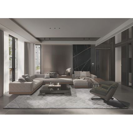 Противоскользящий ковёр MODENA NEW 120x160 см серый