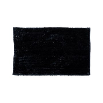 Противоскользящий коврик для ванной CHENILLE, 50x80 см, чёрный