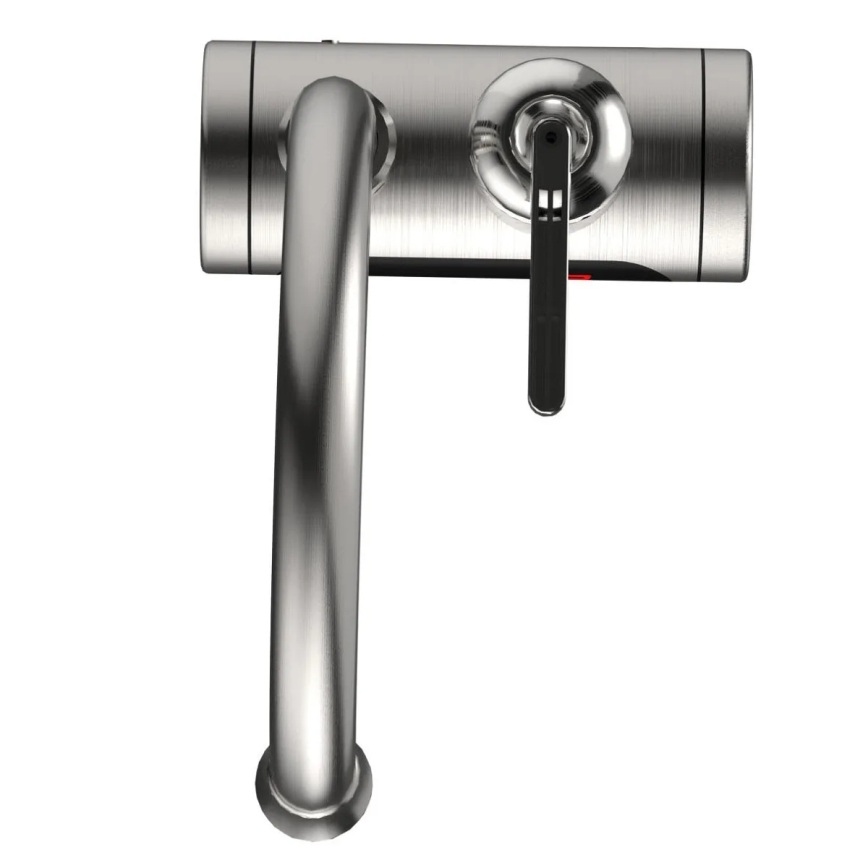 Проточний водонагрівач з LED дисплеєм 3000W/230V IPX4 нержавіюча сталь