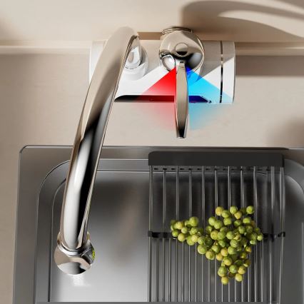 Проточный водонагреватель со светодиодным дисплеем 3000W/230V IPX4 белый