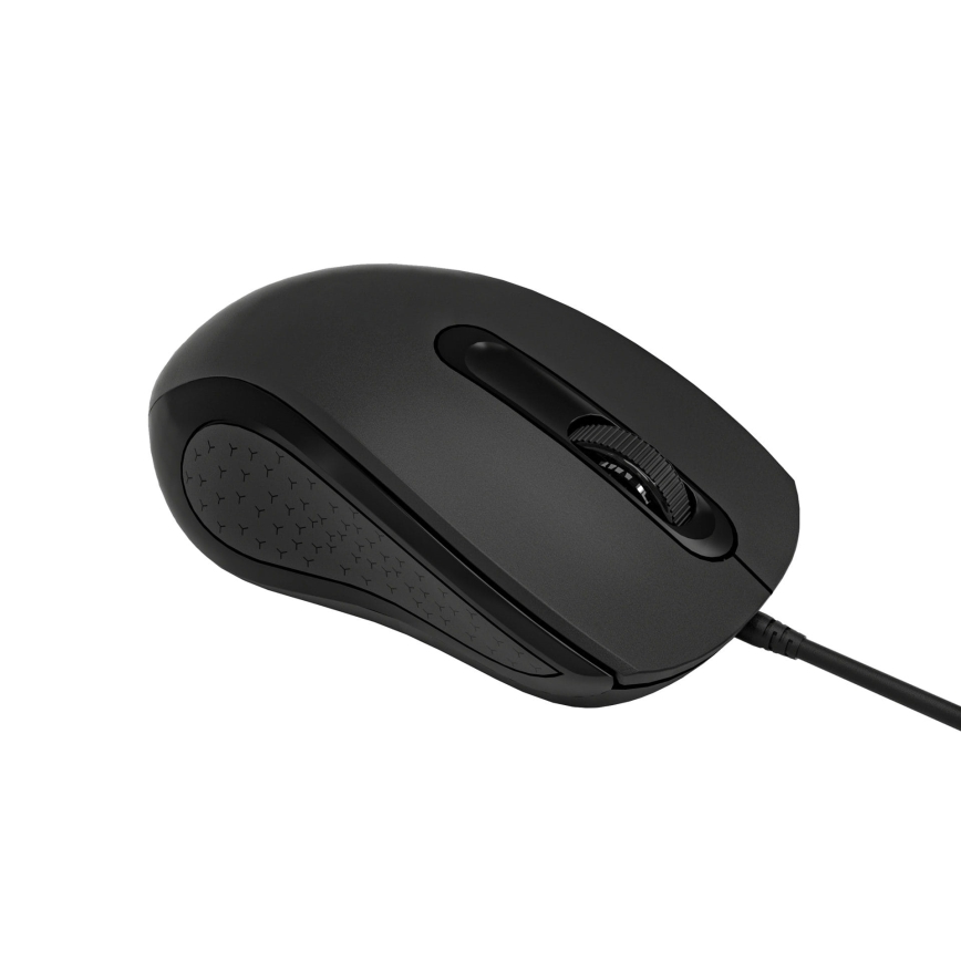 Проводная мышь 1200 DPI USB-C черный