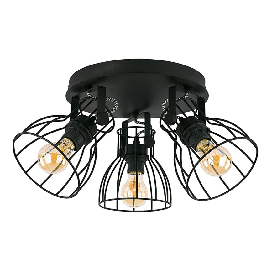 Прожектор ALANO BLACK 3xE27/60W/230V