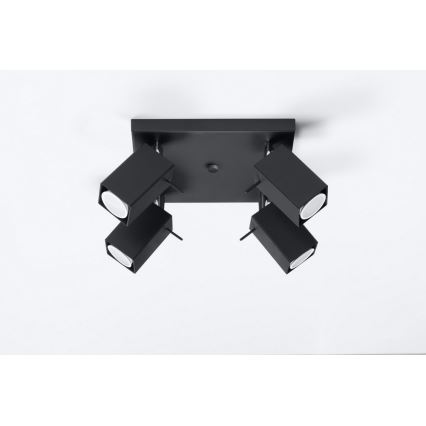 Прожектор MERIDA 4 4xGU10/40W/230V черный