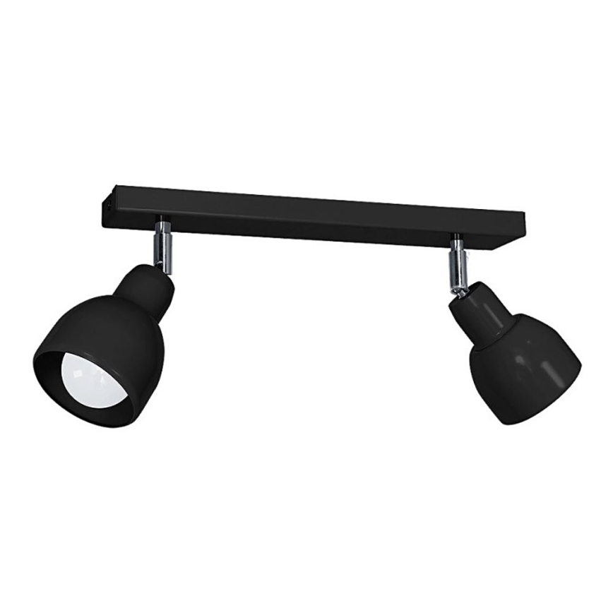 Прожектор PIK 2xE27/60W/230V черный