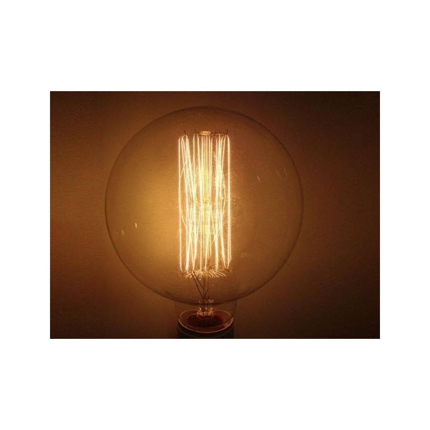 Прожекторная декоративная лампочка с регулированием яркости SELRED G125 E27/60W/230V 2200K 120 лм