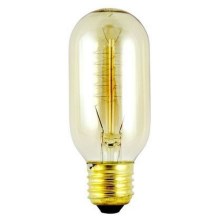 Промислова декоративна лампочка з регулюванням яскравості VINTAGE T45 E27/40W/230V