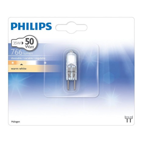 Промышленная лампа Philips HALOGEN GY6,35/35W/12V 3100K