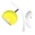 Прожектор MORRIS 1xE27/60W/230V жовтий