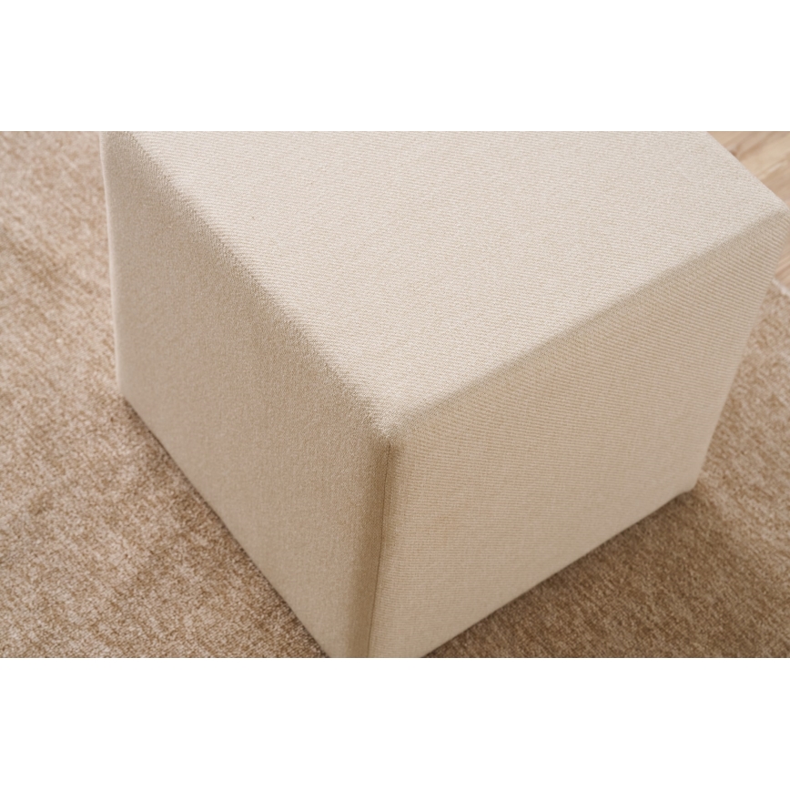 Пуф CUBI 40x40 cm кремовий