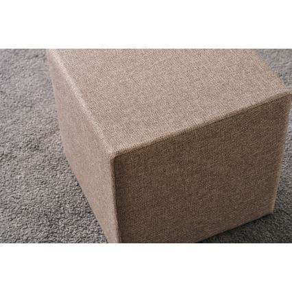 Пуф CUBI 40x40 см, коричневый