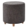 Пуф KIMA Ø 40 см антрацит
