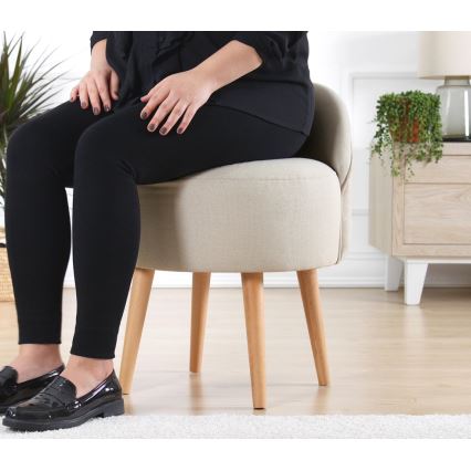 Пуф NIKI діам. 46 см кремовий