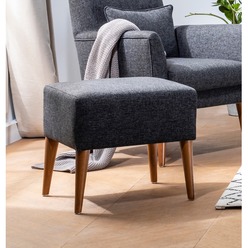 Пуф NIMO 46x50 см сірий