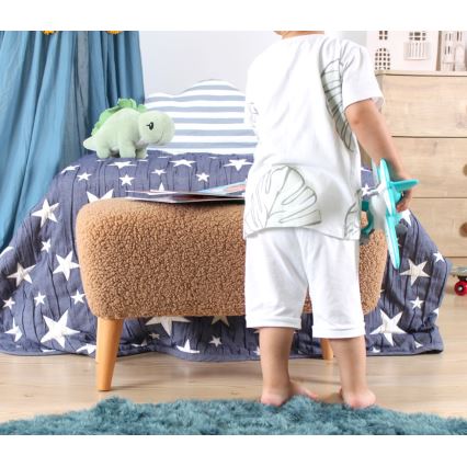 Пуф PIXI 32x61 см коричневый