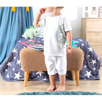 Пуф PIXI 32x61 см коричневый