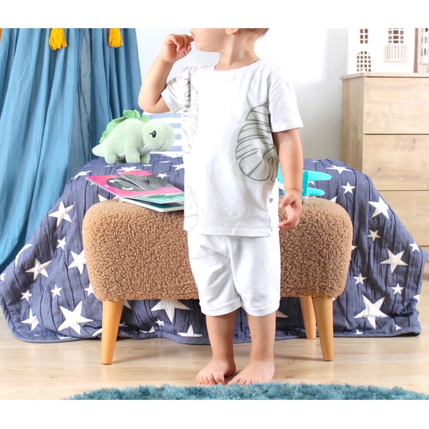 Пуф PIXI 32x61 см коричневый