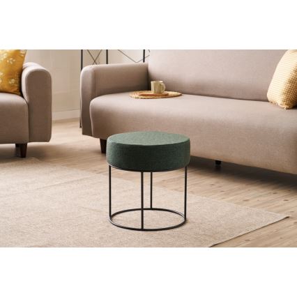 Пуф RELO, Ø 40 см, зелёный