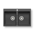 Pyramis 70053201 - Кухонная мойка SPARTA 78x50 см гранит/чёрный