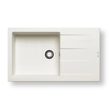 Pyramis 70070611 - Кухонная раковина ATHLOS 86x50 см гранит/белый