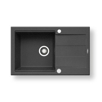 Pyramis 70083701 - Кухонна мийка SPARTA PLUS LUX 78x48 см граніт/чорний